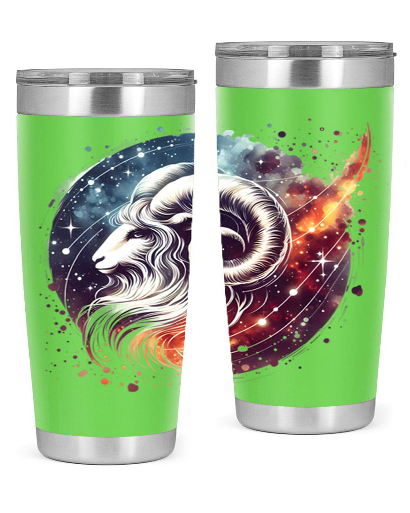aries 124#- zodiac- Tumbler