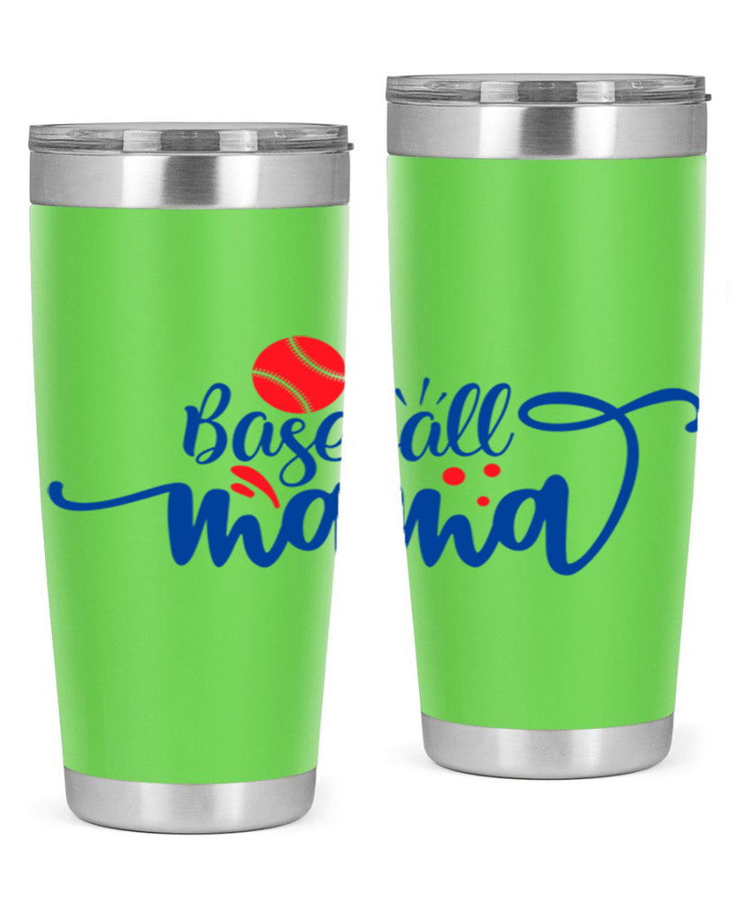 baseball mama 2208#- baseball- Tumbler