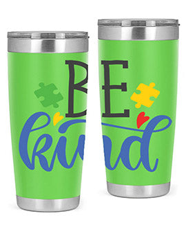 be kind Style 8#- autism- Tumbler