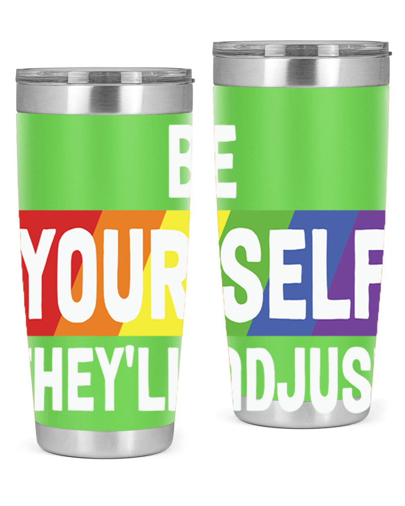 be yourself theyll adjust rainbow lgbt 160#- lgbt- Tumbler