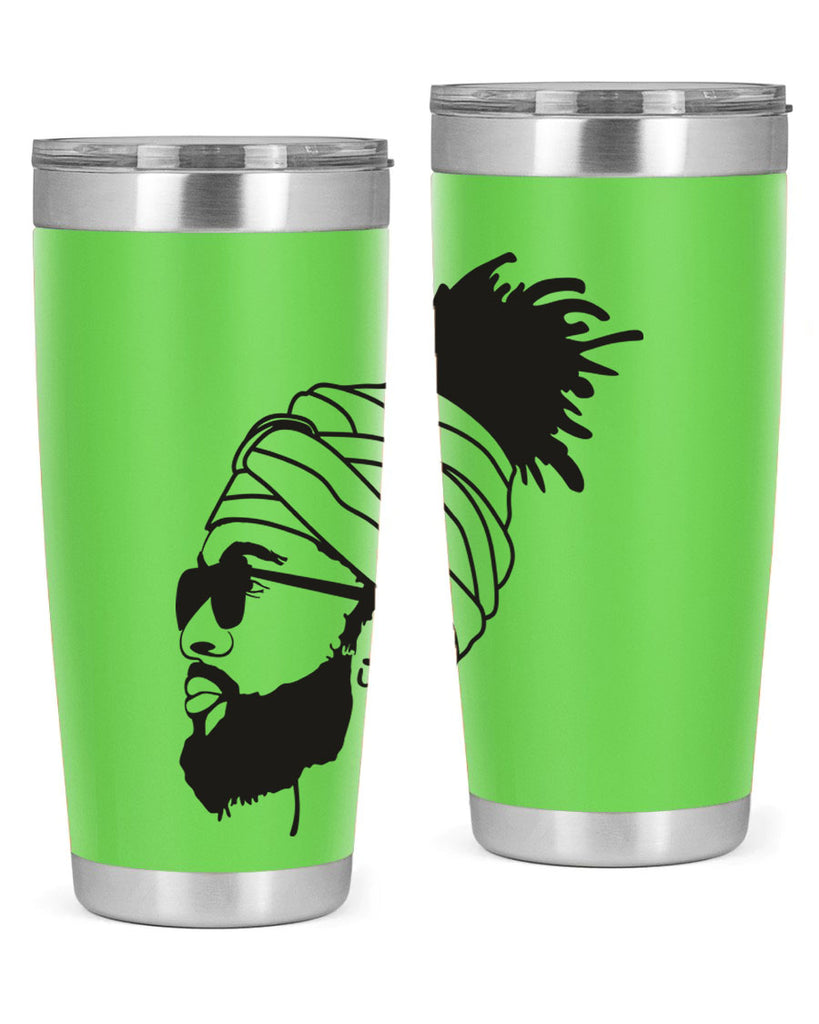 beardman 44#- black men - boys- tumbler
