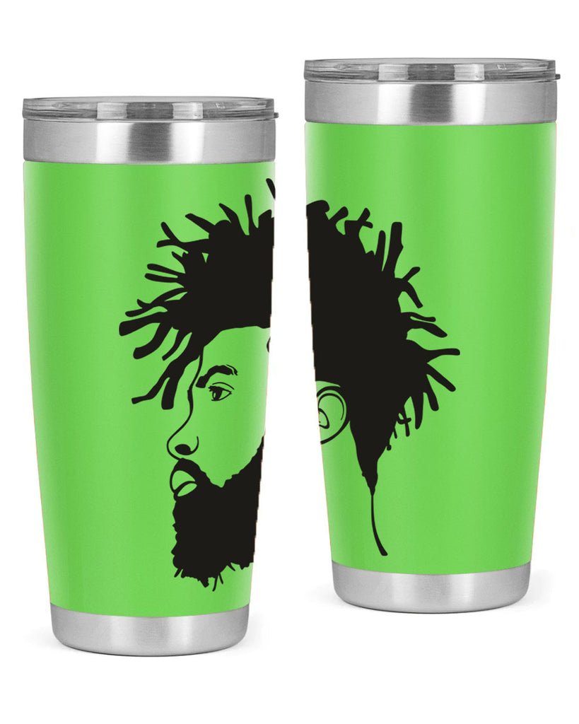 beardman 46#- black men - boys- tumbler