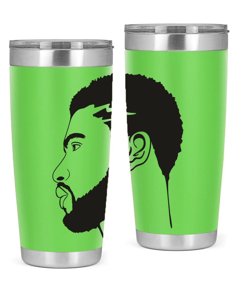 beardman 52#- black men - boys- tumbler