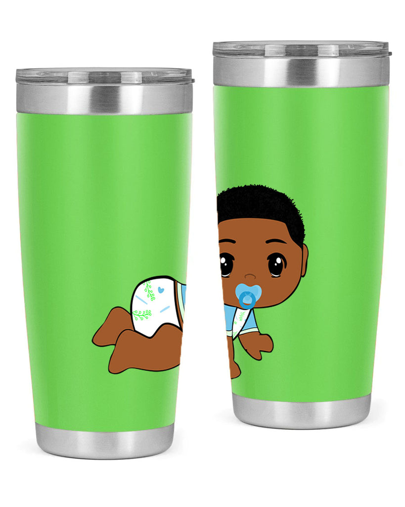 black baby boy 1#- black men - boys- tumbler