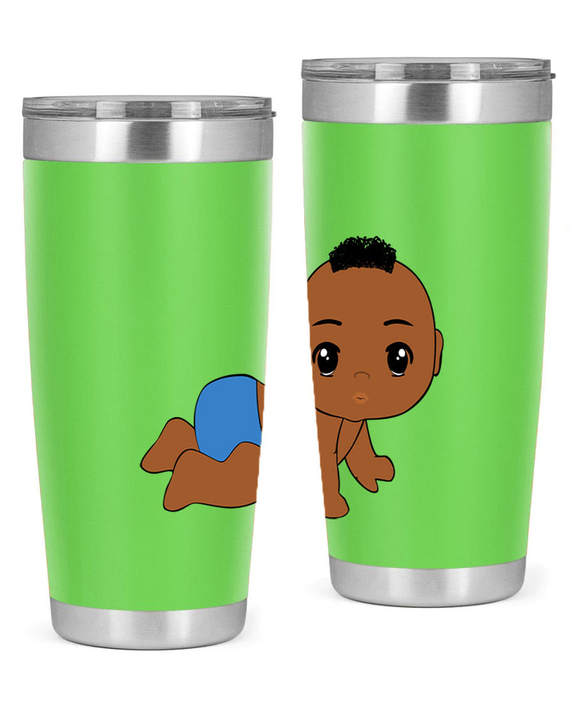 black baby boy 9#- black men - boys- tumbler