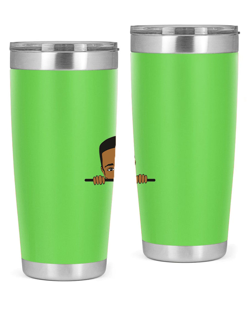 black boy 5#- black men - boys- tumbler