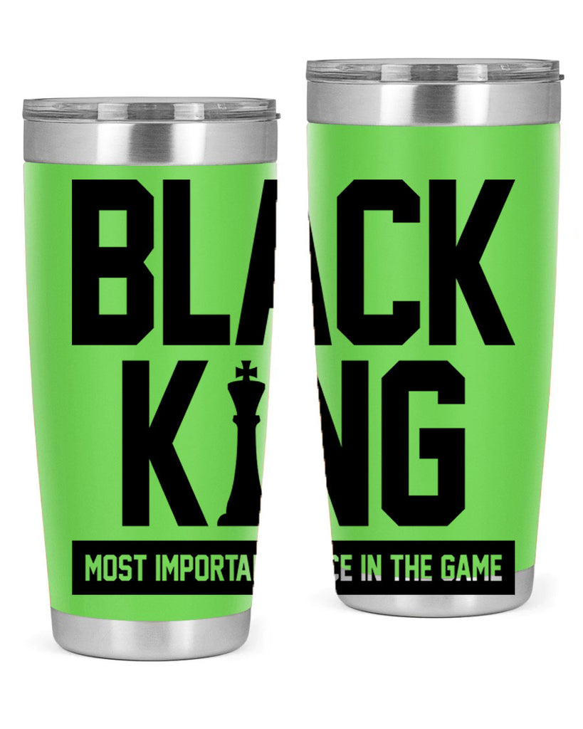 black king 199#- black words phrases- Cotton Tank