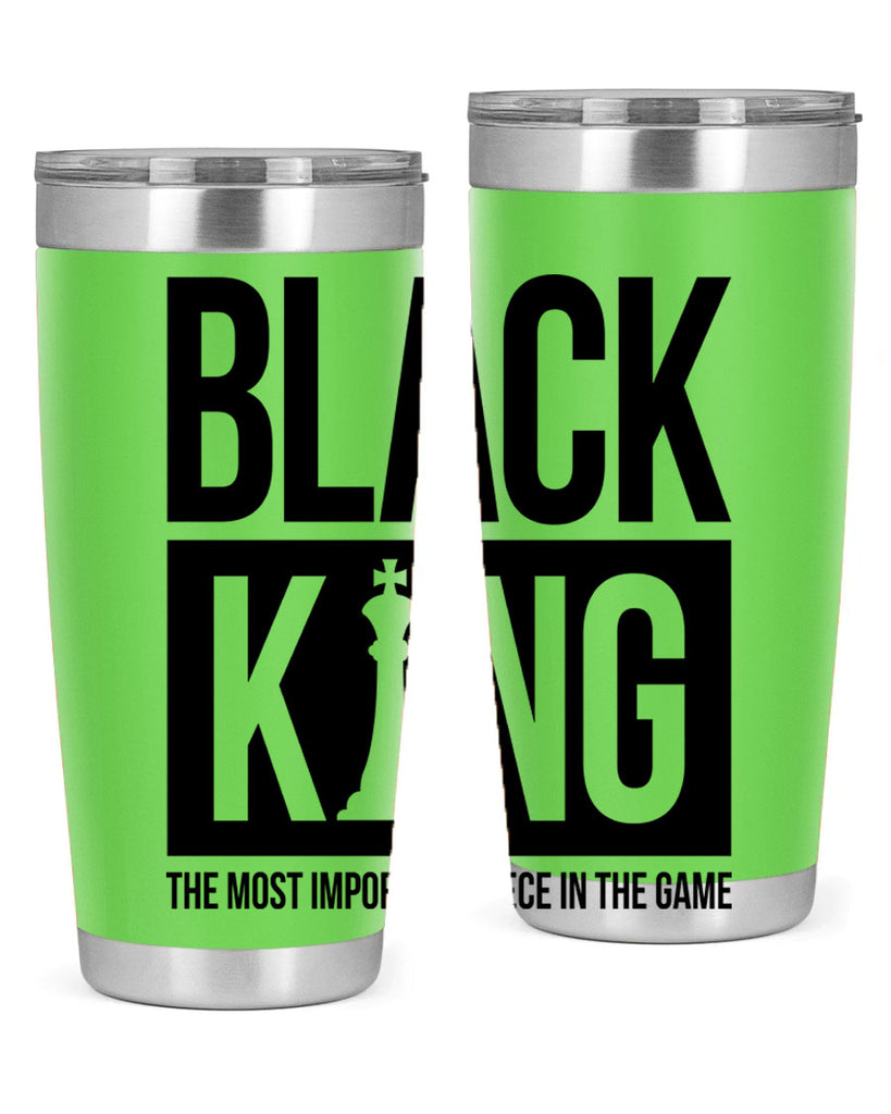 black king 234#- black words phrases- Cotton Tank