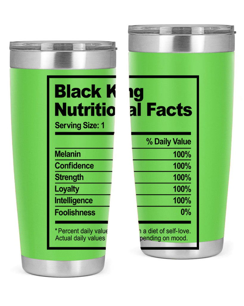 black king nutritional facts 231#- black words phrases- Cotton Tank