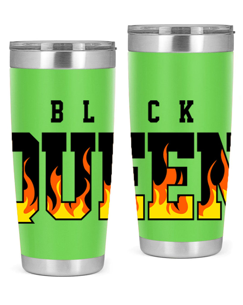 black queen flames 220#- black words phrases- Cotton Tank