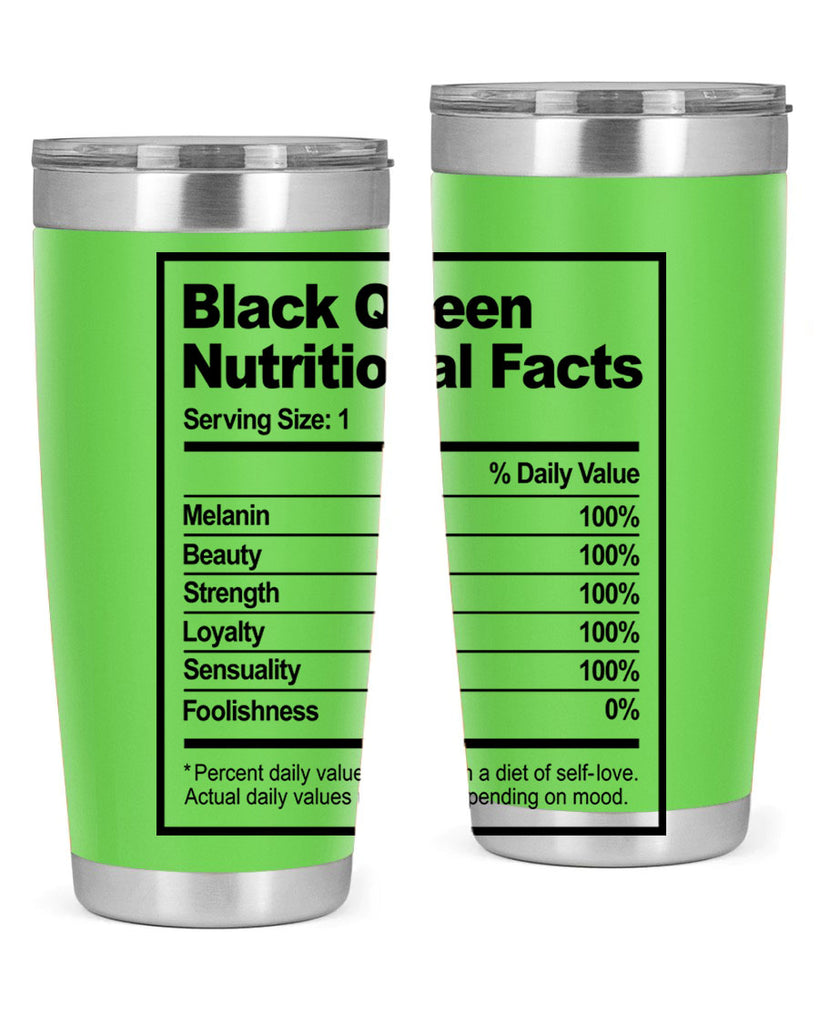 black queen nutritional facts 219#- black words phrases- Cotton Tank