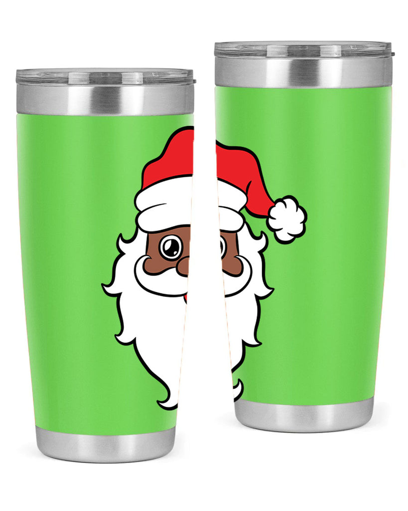 black santa 25#- black men - boys- tumbler