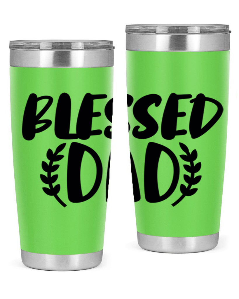 blessed dad 36#- dad- Tumbler