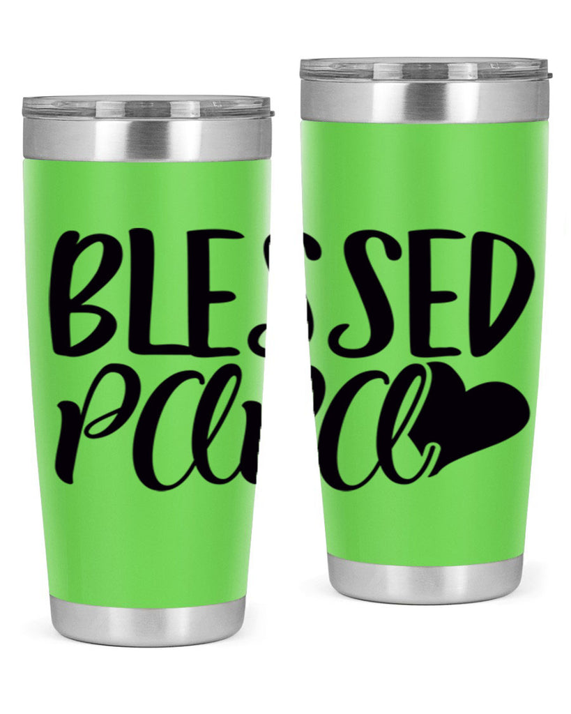 blessed papa 70#- grandpa - papa- Tumbler