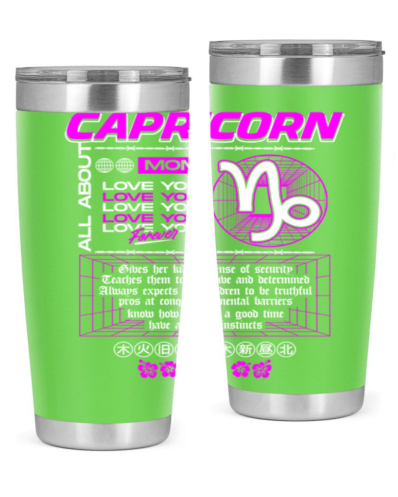 capricorn 208#- zodiac- Tumbler
