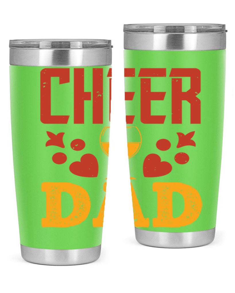 cheer dad 121#- fathers day- Tumbler