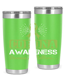 corona awareness because it matters Style 26#- corona virus- Tumbler