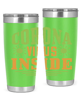 coronavirus inside Style 2#- corona virus- Tumbler