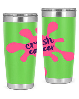 crush cancer Style 18#- breast cancer- Tumbler