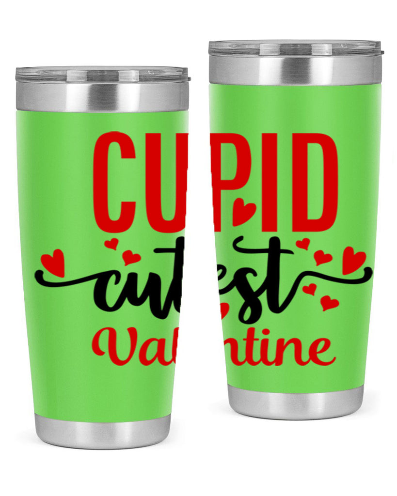 cupid cutest valentine 80#- valentines day- Tumbler