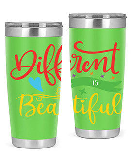different is beautiful Style 11#- autism- Tumbler
