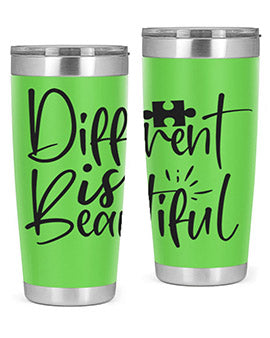 different is beautiful Style 12#- autism- Tumbler