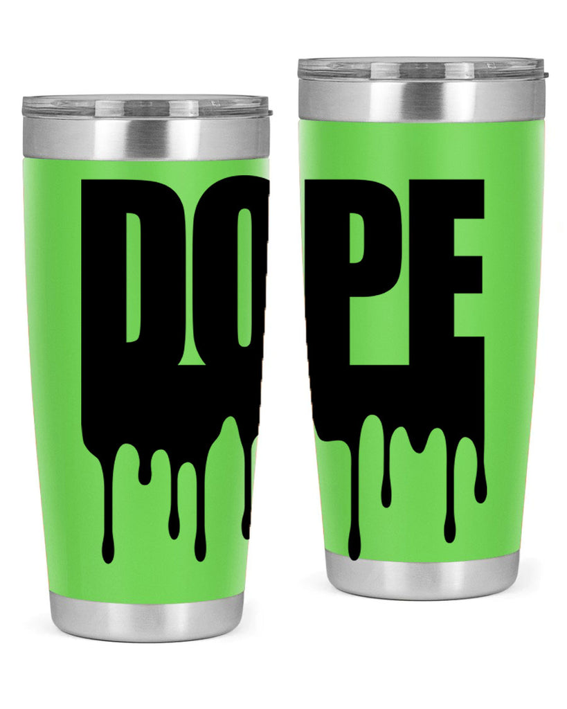 dope drip 166#- black words phrases- Cotton Tank