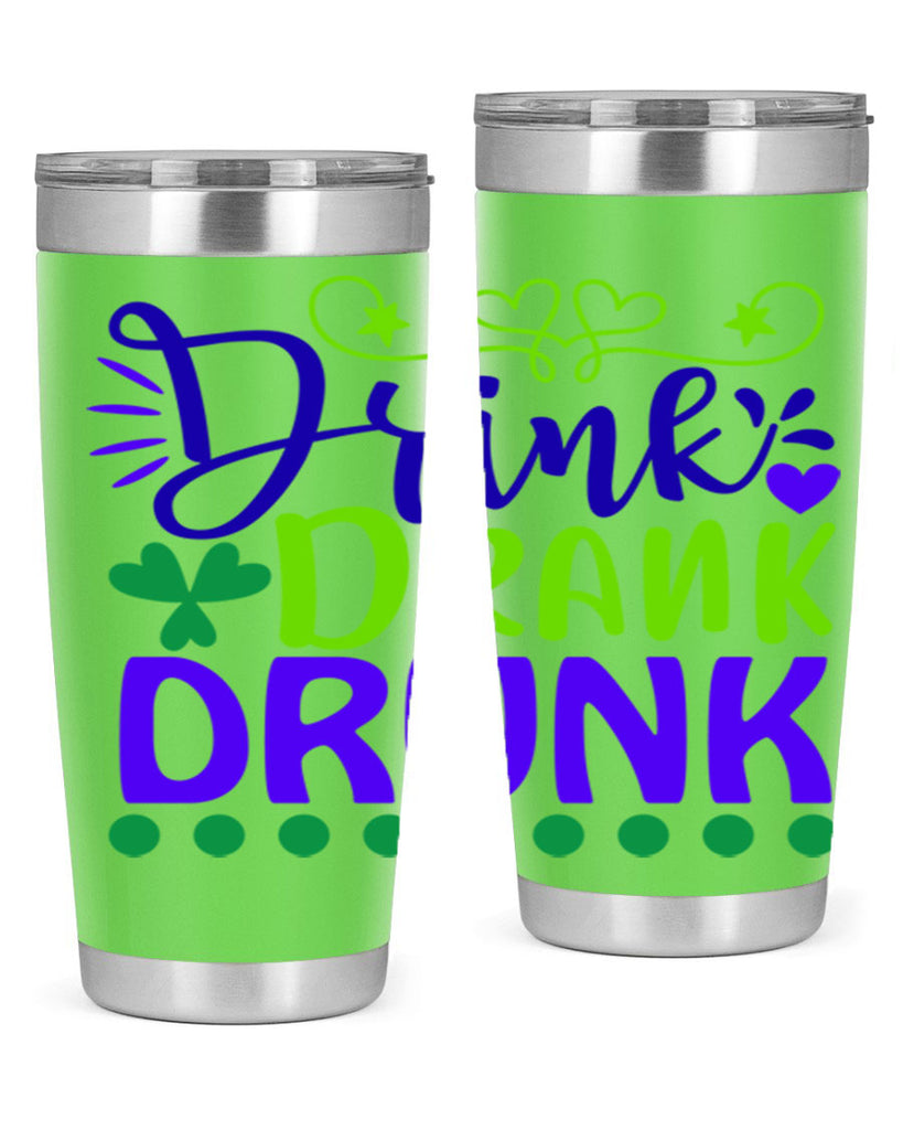 drink drank drunk 22#- mardi gras- Tumbler