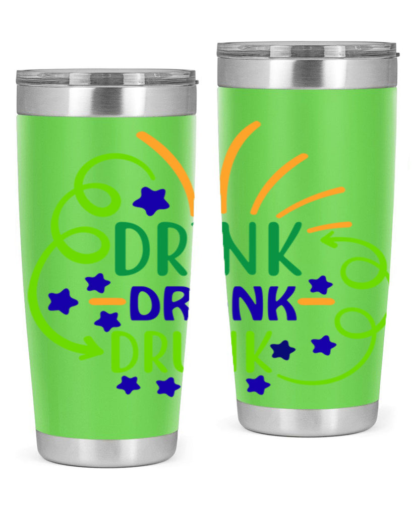 drink drank drunk 23#- mardi gras- Tumbler