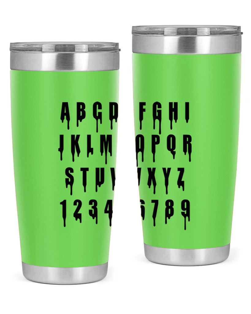 drip font 164#- black words phrases- Cotton Tank
