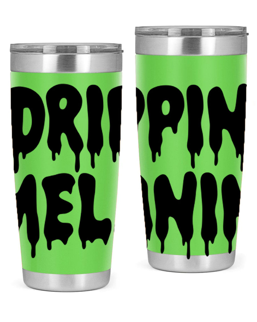 drippinmelanin  160#- black words phrases- Cotton Tank