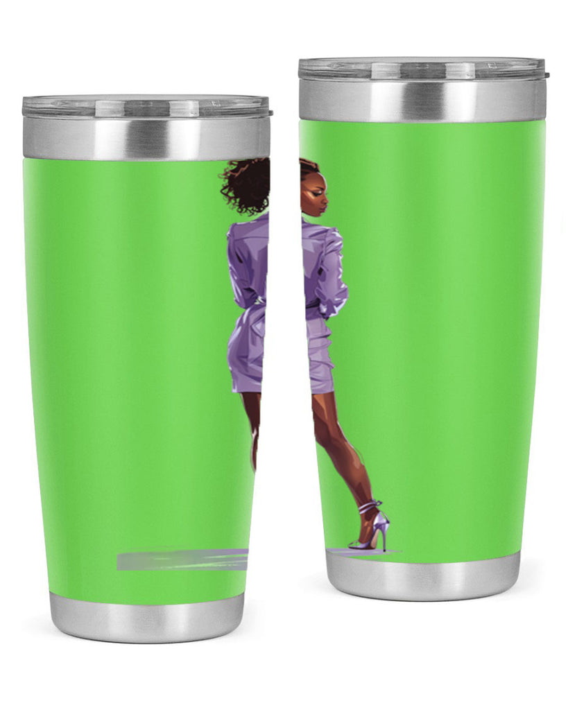 fashion girl in lavender 53#- fashion- Cotton Tank