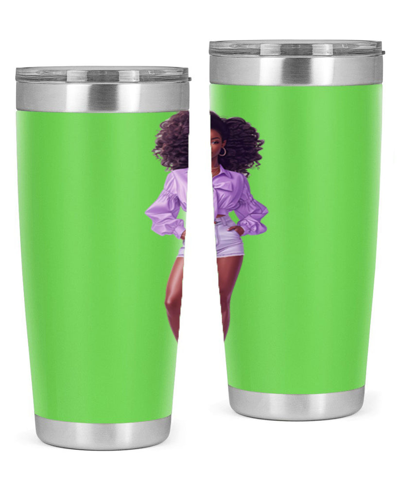 fashion girl in lavender 61#- fashion- Cotton Tank