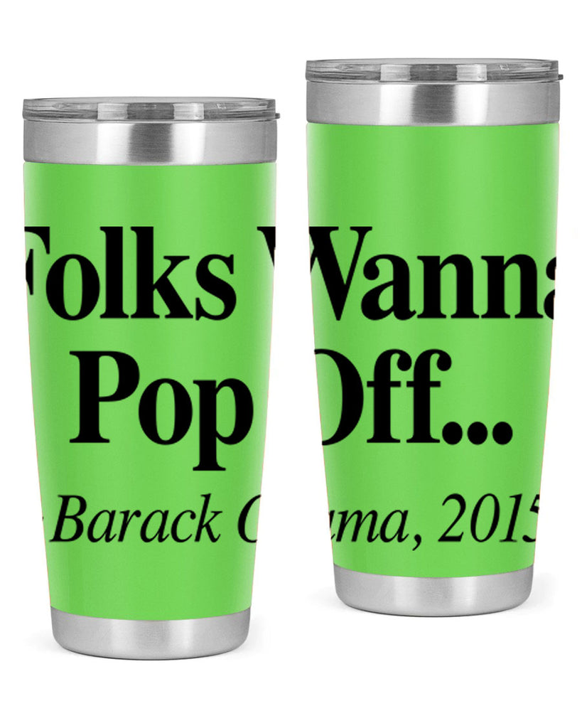 folks wanna pop off 151#- black words phrases- Cotton Tank