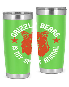 grizzly bears is my spirit animal 13#- Bears- Tumbler