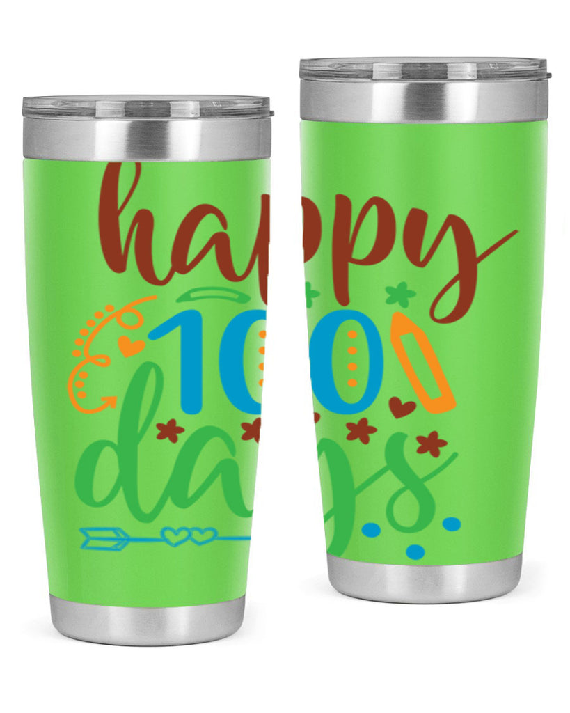 happy 100 days 10#- 100 days of school- Tumbler
