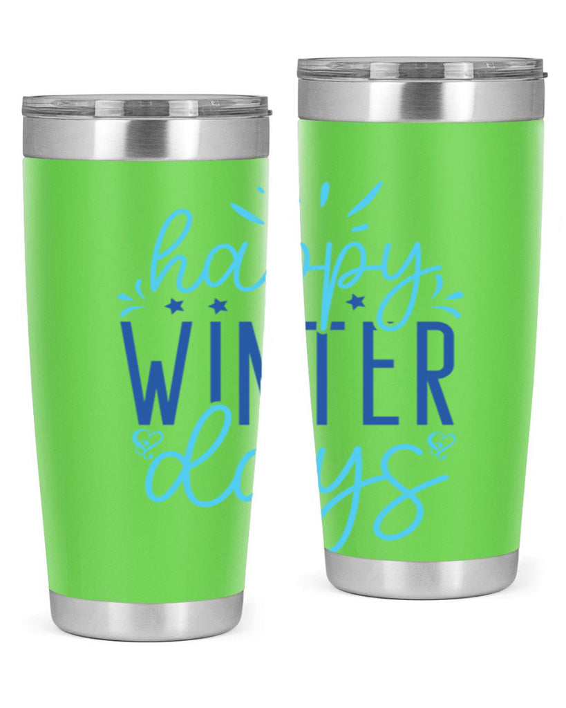 happy winter days 121#- winter- Tumbler