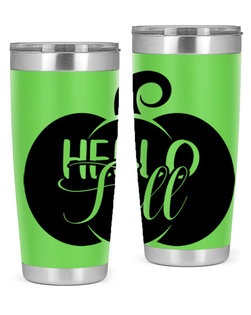 hello fall 275#- fall- Tumbler