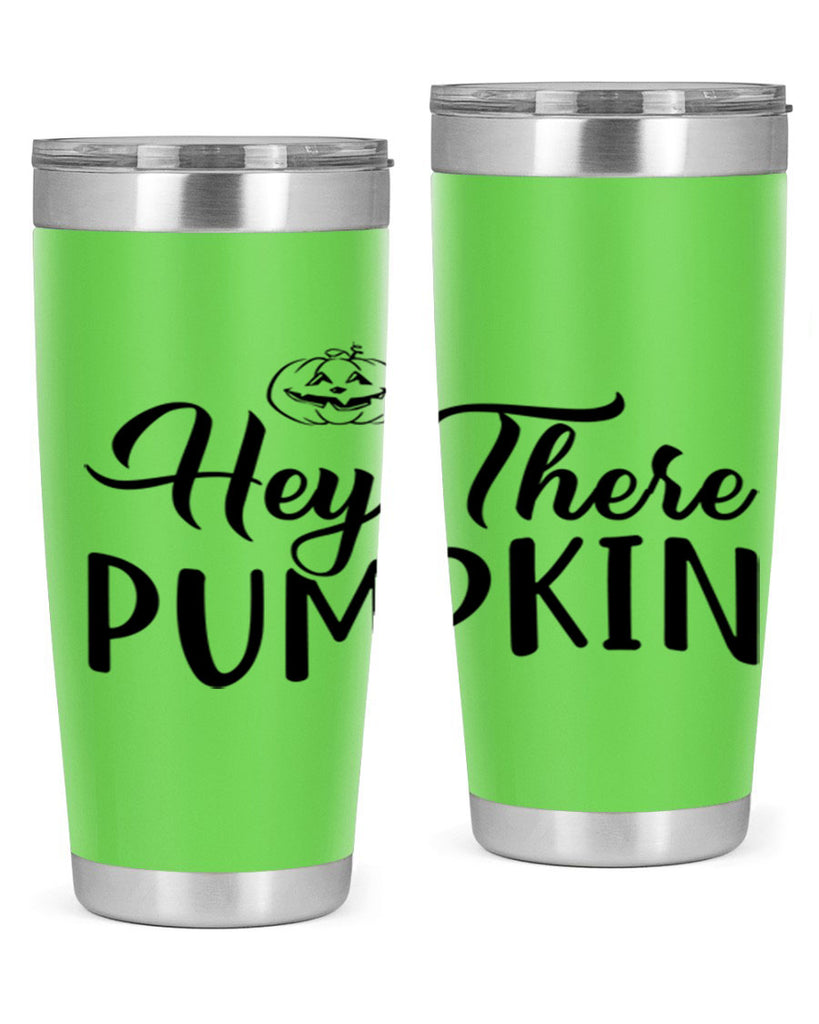 hey there pumpkin 303#- fall- Tumbler
