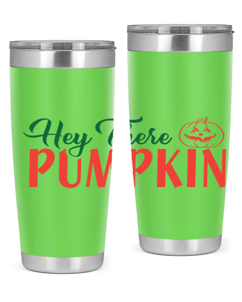 hey there pumpkin 305#- fall- Tumbler