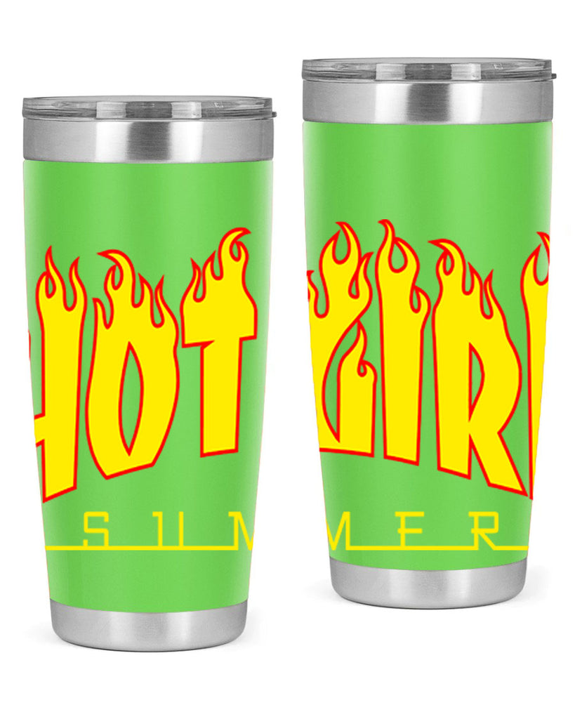 hot girl  summer fire 123#- black words phrases- Cotton Tank