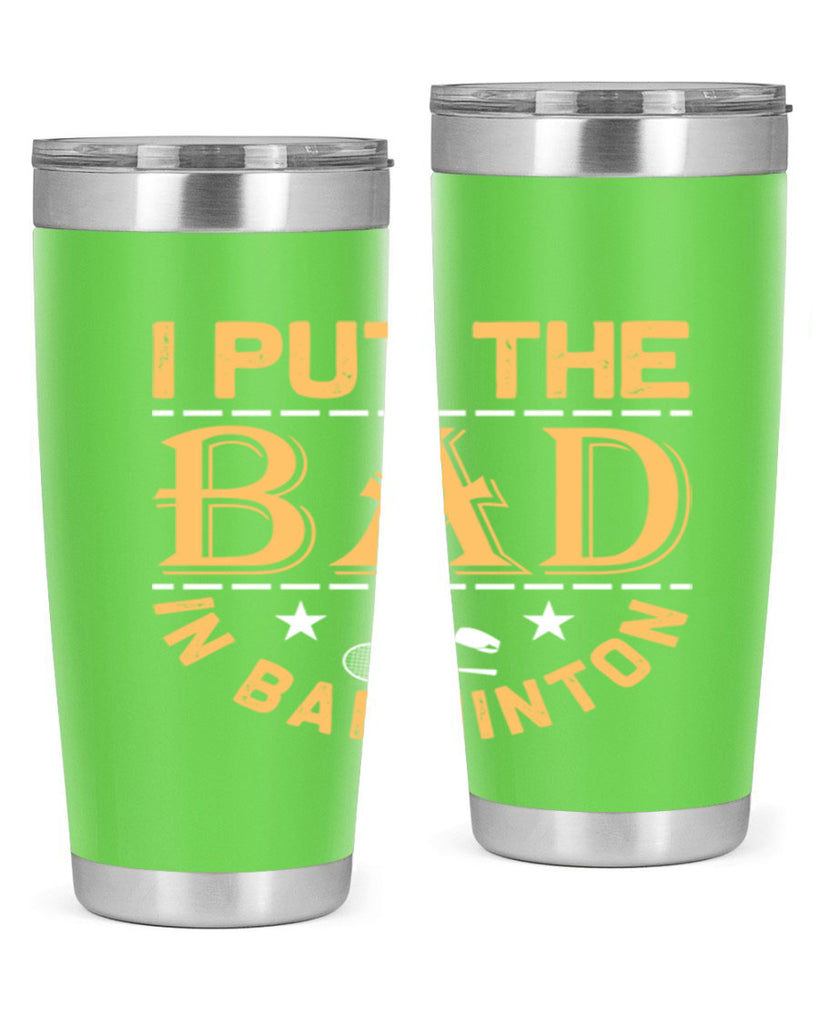 i 1056#- badminton- Tumbler