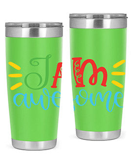 i am awesome Style 18#- autism- Tumbler
