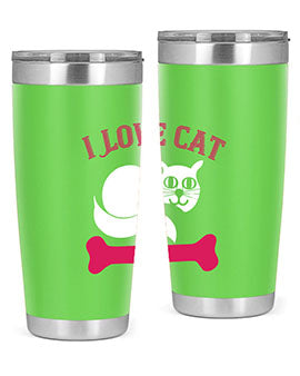 i love cat Style 55#- cat- Tumbler