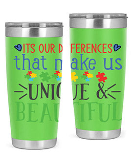 its our differences that make us unique beautiful Style 27#- autism- Tumbler