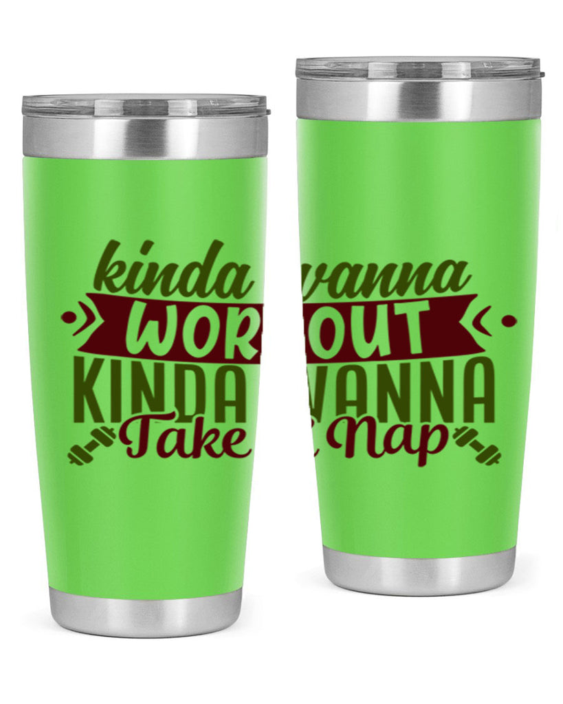 kinda wanna workout kinda wanna take a nap 34#- gym- Tumbler