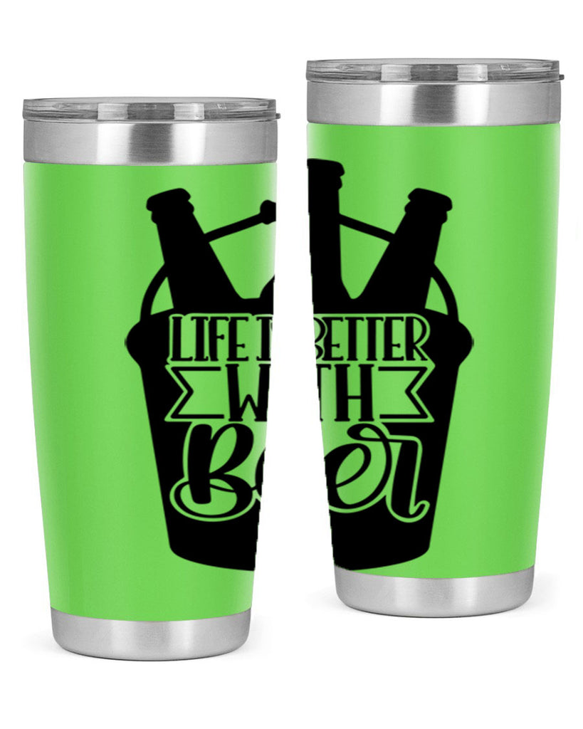 life is better with beer 27#- beer- Tumbler