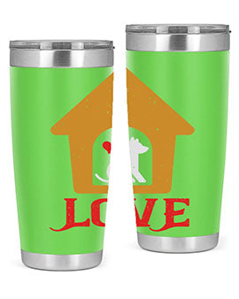 love Style 161#- dog- Tumbler