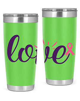 love Style 7#- breast cancer- Tumbler