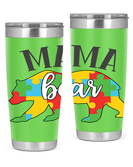 mama bear Style 32#- autism- Tumbler
